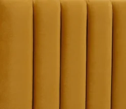 Ribbersborg sänggavel (Guld sammet) - Valfri bredd