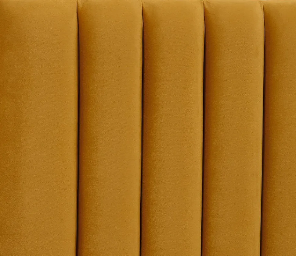 Ribbersborg sänggavel (Guld sammet) - Valfri bredd