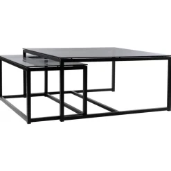 Ricardo soffbord 100x100 - Gråtonat glas