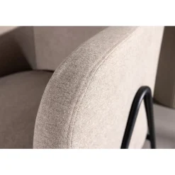 Rika fåtölj - Beige/Svart