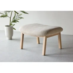 Rile Ottoman - Whitewash/Beige