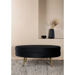 Rino sittpuff - Svart sammet