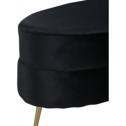 Rino sittpuff - Svart sammet