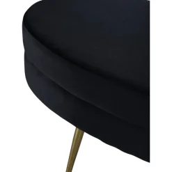 Rino sittpuff - Svart sammet