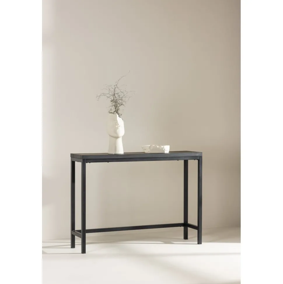Rise sidobord 110 x 30 cm - Svart