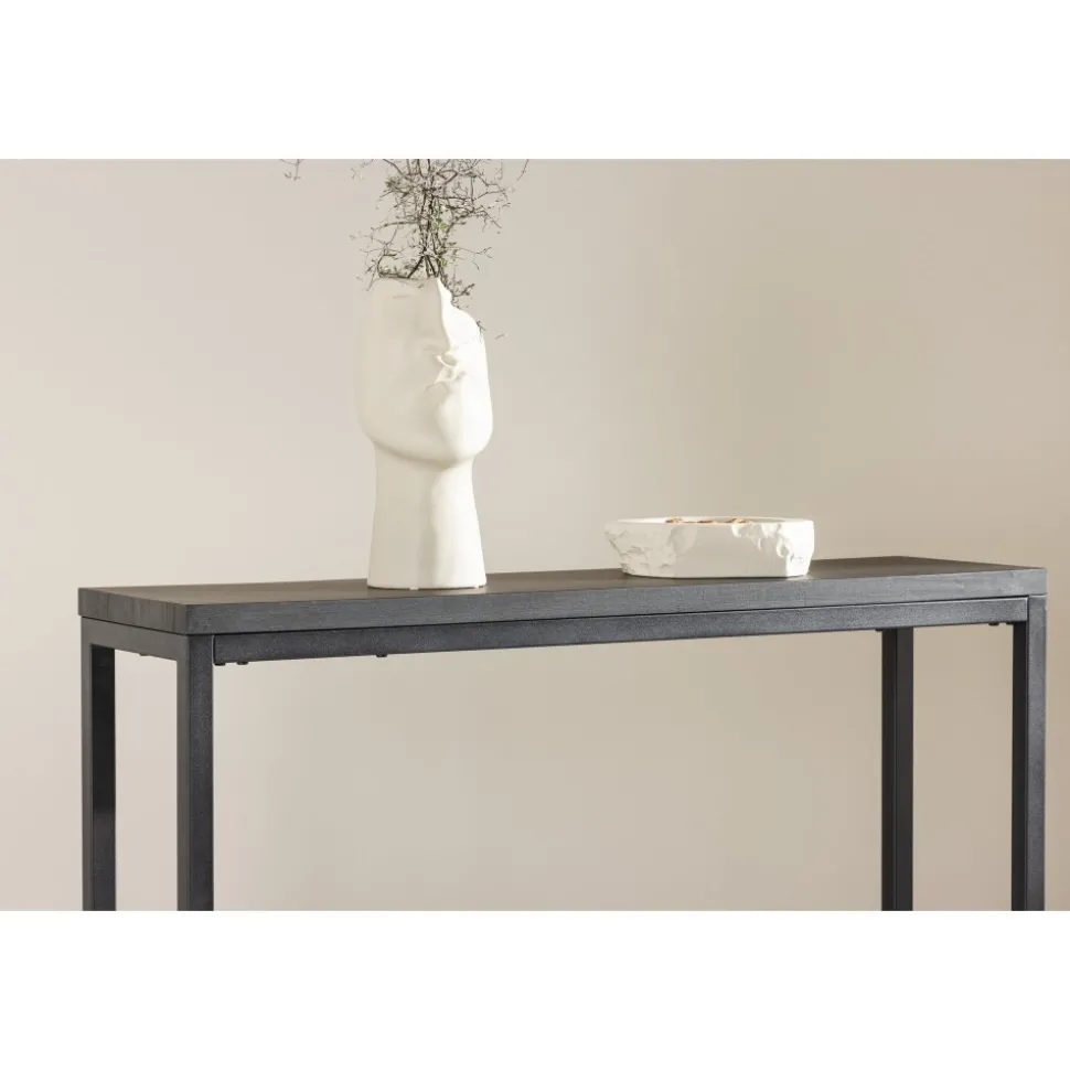 Rise sidobord 110 x 30 cm - Svart