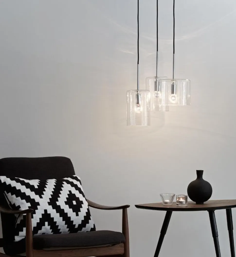 Rockford Taklampa - Krom/Klarglas