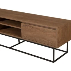 Rodez TV-bänk 180 cm - Valnöt/svart