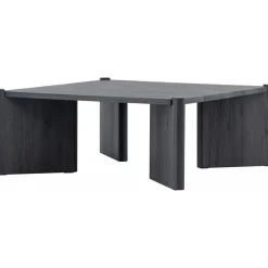 Rogaland soffbord 100 x 100 cm - Svart