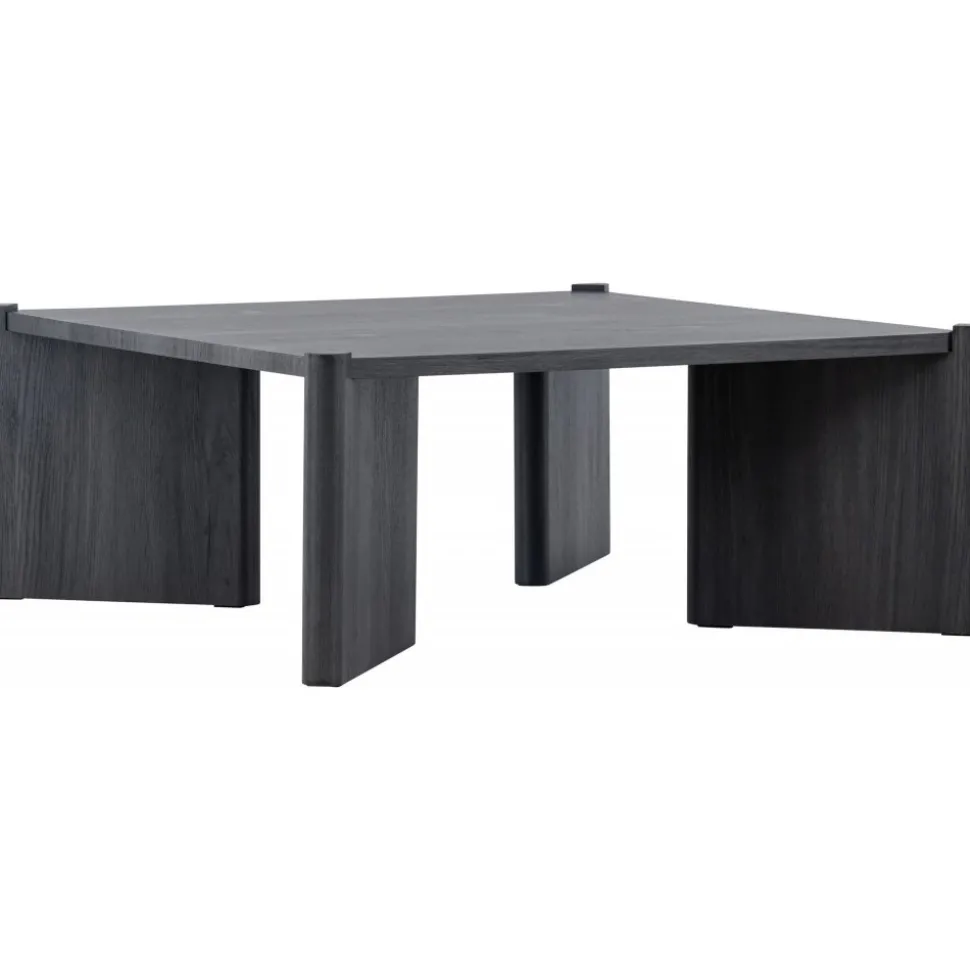 Rogaland soffbord 100 x 100 cm - Svart