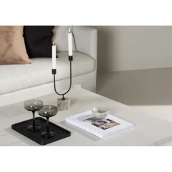 Rogaland soffbord 100 x 100 cm - Whitewash