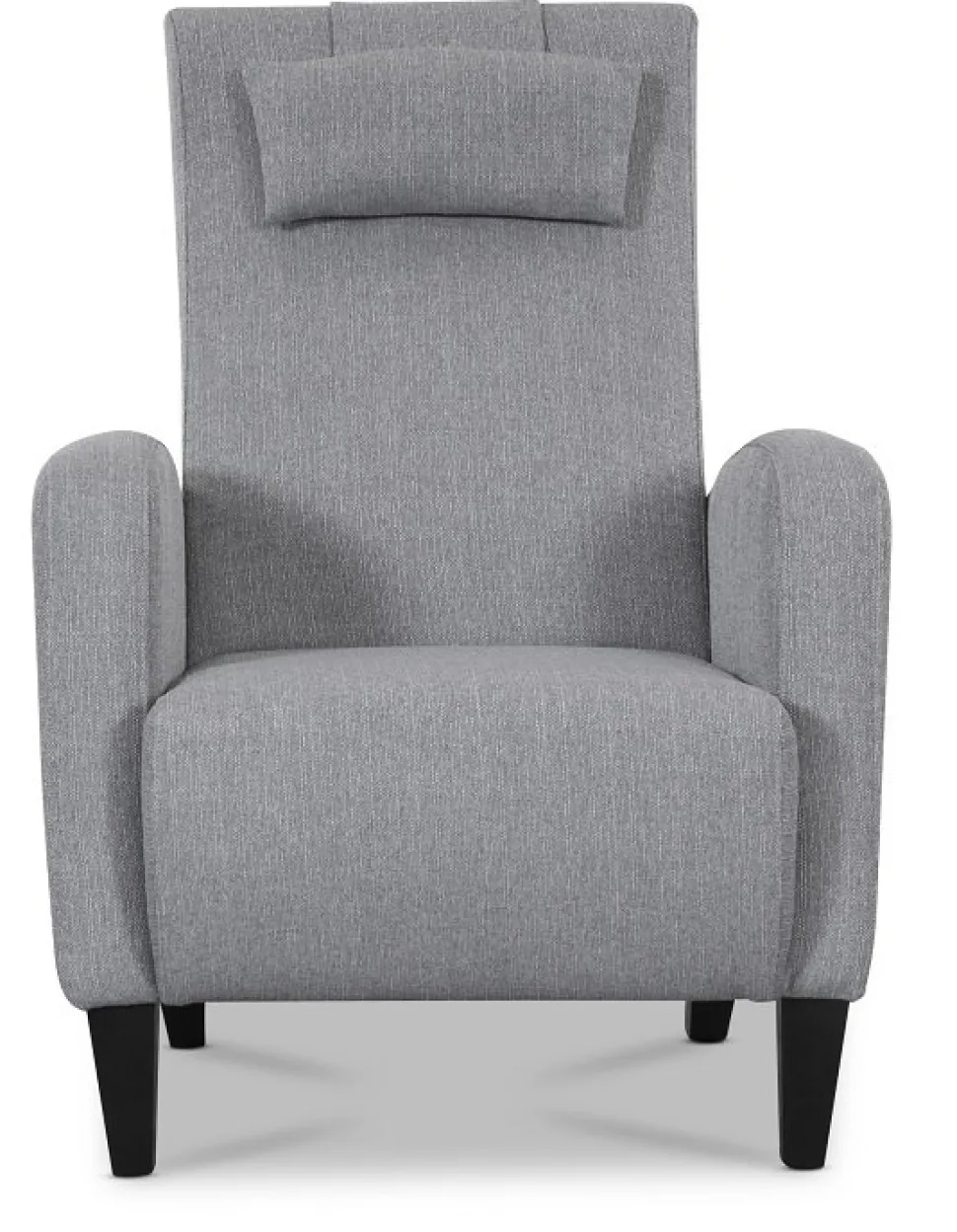 Rondö fåtölj med fotpall - Ljusgrå