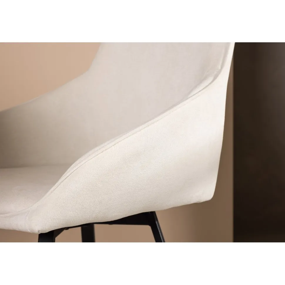 Rosie matstol - Beige/svart