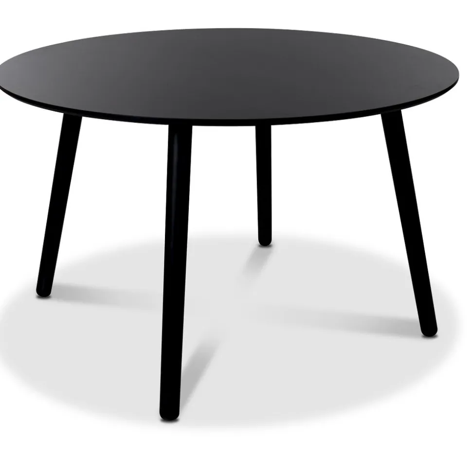 Rosvik matgrupp, matbord med 4 st Carisma sammetsstolar - Rosa/Svart + 3.00 x Möbeltassar