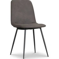 Rosvik matgrupp, matbord med 4 st Smokey matstolar - Svart/Vintage + 3.00 x Möbeltassar