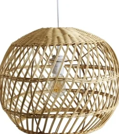 Rotting lampskärm 38x31 cm - Natur