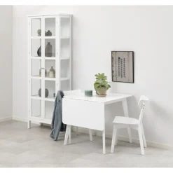 Roxby matbord 80-120 cm - Vit