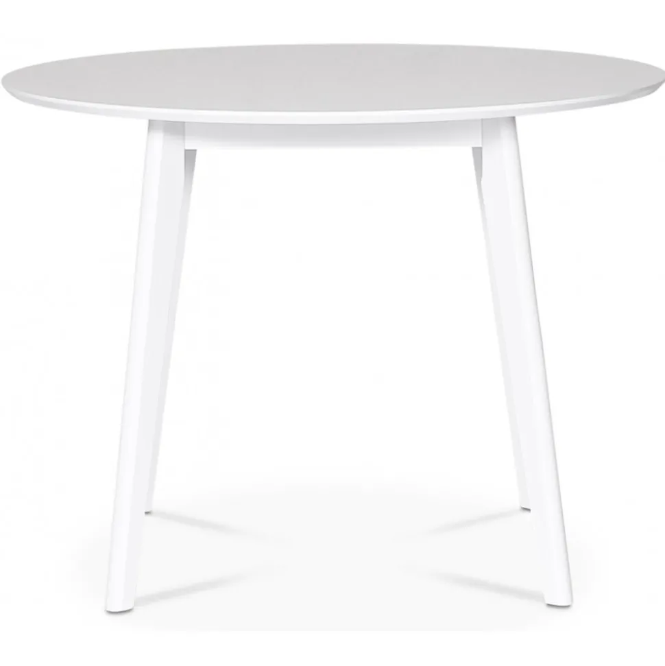 Runt matbord med 4 st svarta pinnstolar + 3.00 x Möbeltassar