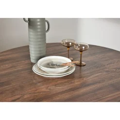 Runt matbord valnöt Ø120 cm - Durango