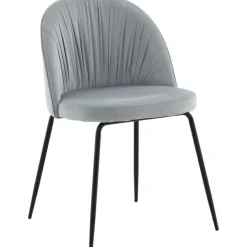 Rynkeby matstol - Grå sammet