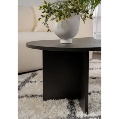 Sable soffbord 119 x 60 cm - Svart