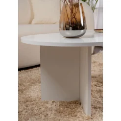 Sable soffbord 119 x 60 cm - Vit