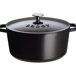 Sabor gryta i gjutjärn 4,4 liter svart