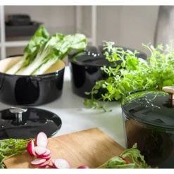 Sabor gryta i gjutjärn 4,4 liter svart