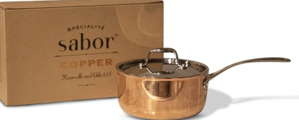 Sabor kopparkastrull 2,3 liter