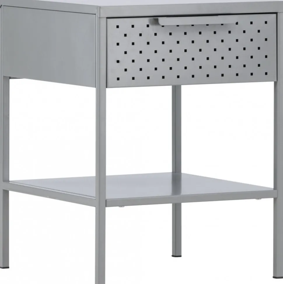 Sacramento sängbord - Ljusgrå