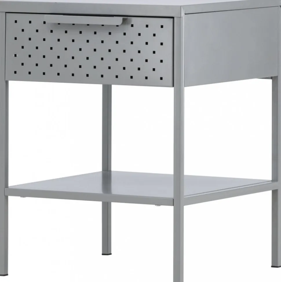 Sacramento sängbord - Ljusgrå