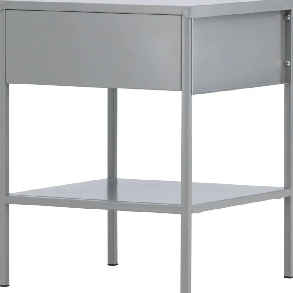 Sacramento sängbord - Ljusgrå