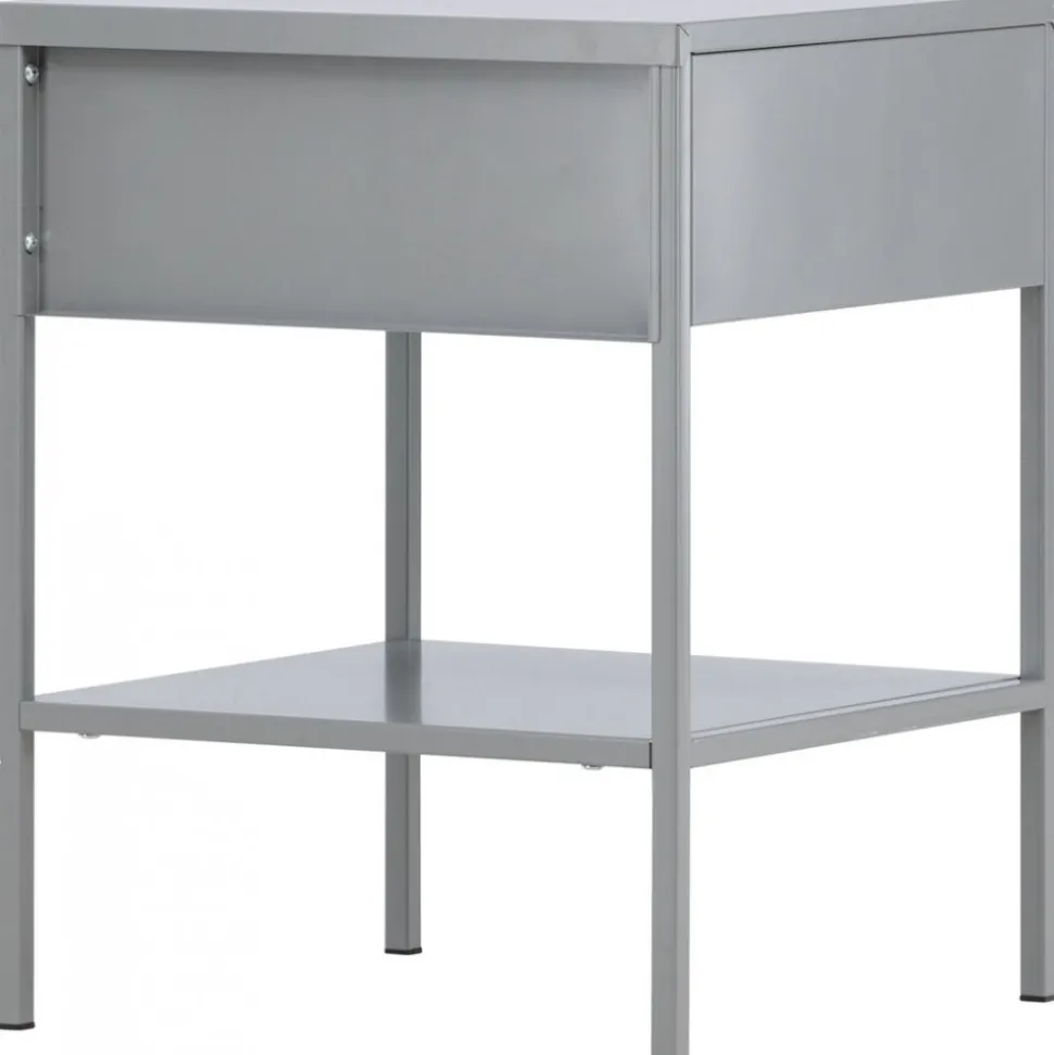 Sacramento sängbord - Ljusgrå