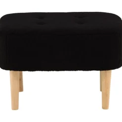 Salina sittpuff - Svart