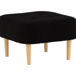 Salina sittpuff - Svart