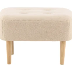 Salina sittpuff - Vit fleece