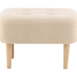 Salina sittpuff - Vit fleece