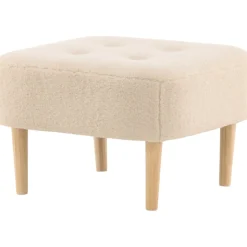 Salina sittpuff - Vit fleece