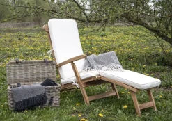 Saltö dyna till däckstol vit