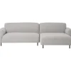 Salvador divansoffa höger - Ljusgrå