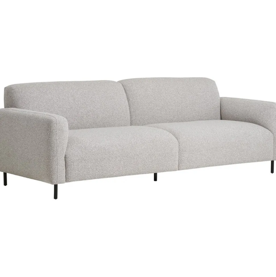 Salvador 3-sits soffa - Ljusgrå bouclé