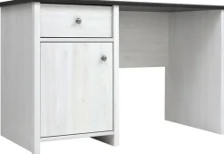 Salvador skrivbord 120 cm - Vit/svart