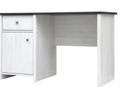 Salvador skrivbord 120 cm - Vit/svart