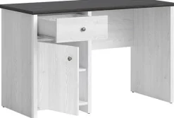 Salvador skrivbord 120 cm - Vit/svart