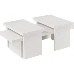 Sanctuary soffbord 110 x 45 cm - Vit trä