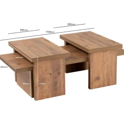 Sanctuary soffbord 110 x 45 cm - Furu