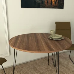 Sandalf matbord 90 cm - Valnöt