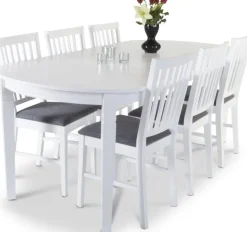 Sandhamn matgrupp - Bord med 6 st stolar