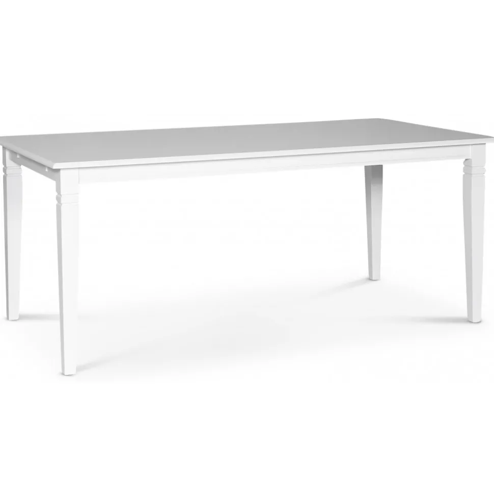 Sandhamn matgrupp; 180x95 cm bord med 6 st Sandhamn Gripsholm matstolar