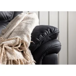 Saranda 3-sits reclinersoffa - Svart